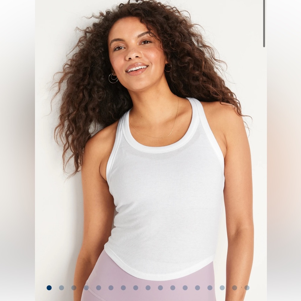 *AVAIL TIL 9/15* Old Navy UltraLite Cropped Racerback Rib-Knit Tank, XSP, nwt